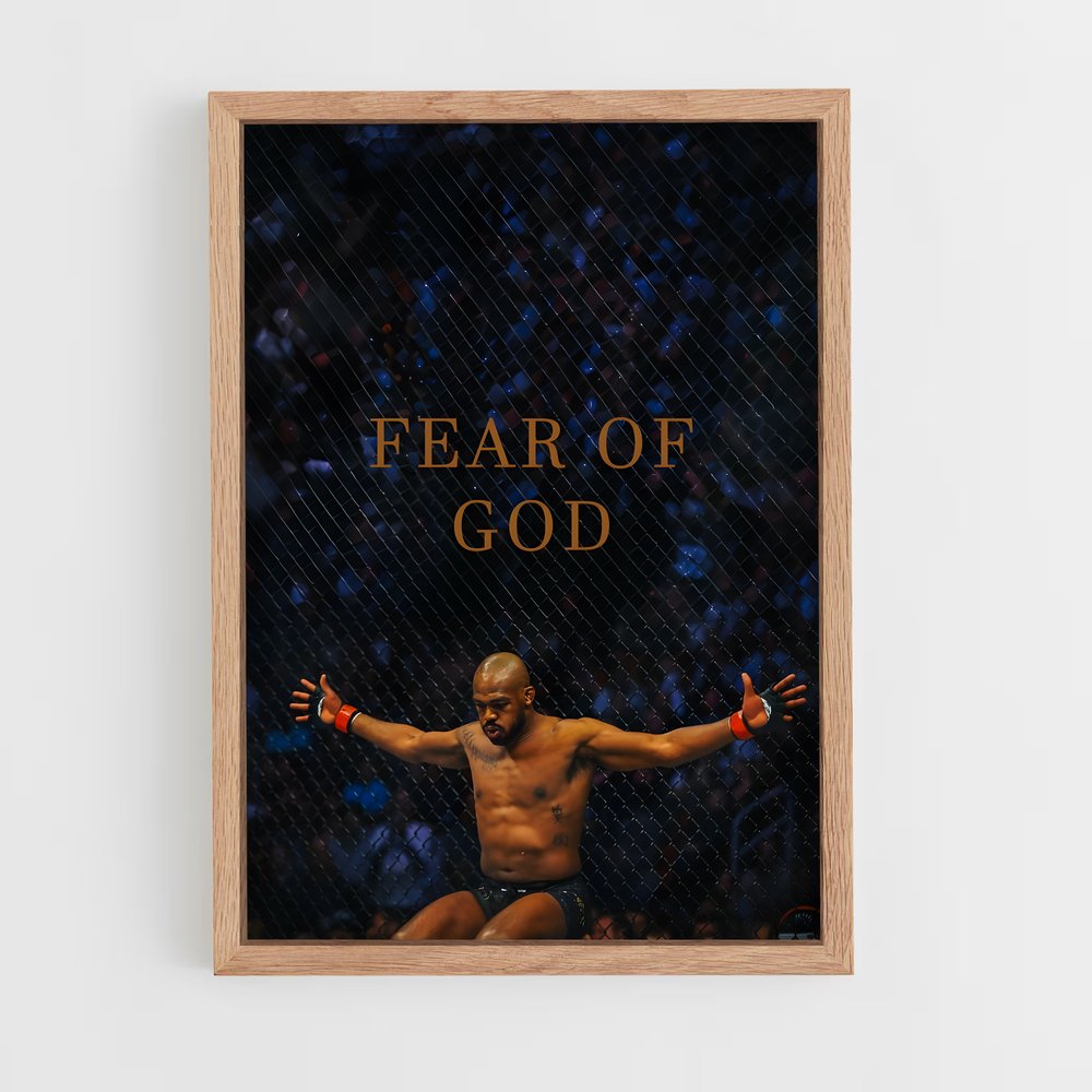 Poster Jon de jones – affiche MMA (vue 4)